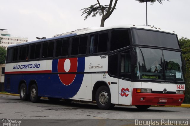 Viação São Cristóvão 1420 na cidade de São Paulo, São Paulo, Brasil, por Douglas Paternezi. Número da foto: #5480720.