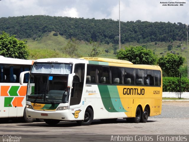 Empresa Gontijo de Transportes 12520 na cidade de João Monlevade, Minas Gerais, Brasil, por Antonio Carlos Fernandes. ID da foto: 5480582.