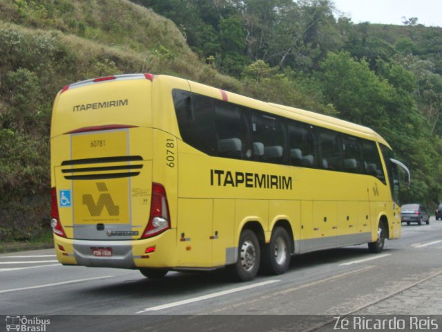 Viação Itapemirim 60781 na cidade de Petrópolis, Rio de Janeiro, Brasil, por Zé Ricardo Reis. ID da foto: 5480841.