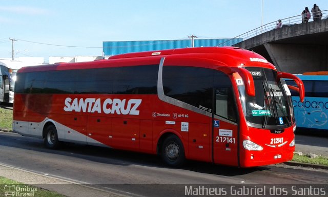 Viação Santa Cruz 212141 na cidade de Campinas, São Paulo, Brasil, por Matheus Gabriel dos Santos. Número da foto: #5481648.