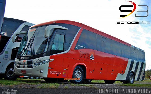 Viação Cidade do Aço RJ 174.073 na cidade de São Paulo, São Paulo, Brasil, por EDUARDO - SOROCABUS. Número da foto: #5480885.