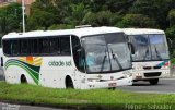 Viação Cidade Sol 4880 na cidade de Salvador, Bahia, Brasil, por Felipe Pessoa de Albuquerque. Número da foto: #:id.