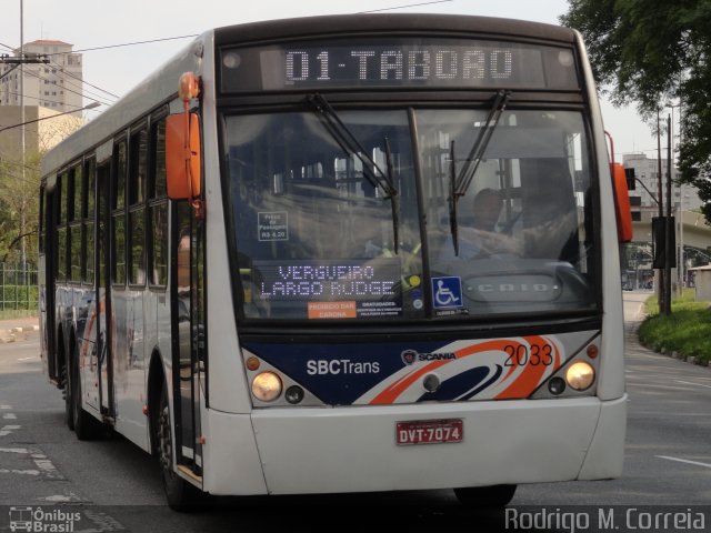 SBC Trans 2033 na cidade de São Bernardo do Campo, São Paulo, Brasil, por Jonathan  Aguiar Correa. ID da foto: 5485050.