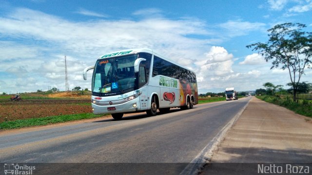 Eucatur - Empresa União Cascavel de Transportes e Turismo 4747 na cidade de Juscimeira, Mato Grosso, Brasil, por Nestor dos Santos Roza. Número da foto: #5483601.