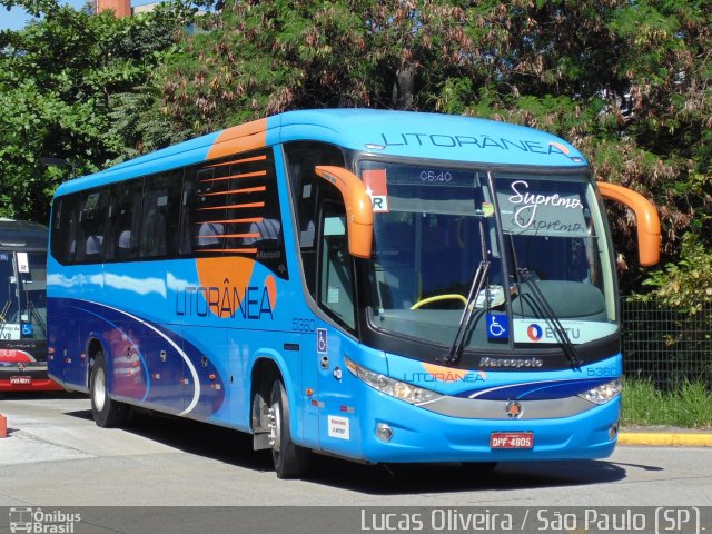 Litorânea Transportes Coletivos 5360 na cidade de São Paulo, São Paulo, Brasil, por Lucas Oliveira. Número da foto: #5484321.