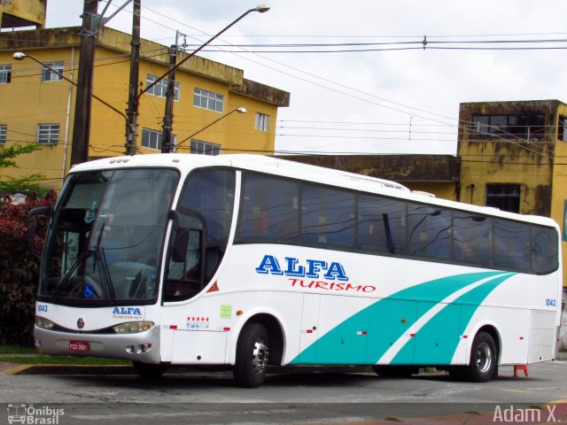 Alfa Turismo 1043 na cidade de Cubatão, São Paulo, Brasil, por Adam Xavier Rodrigues Lima. ID da foto: 5484120.