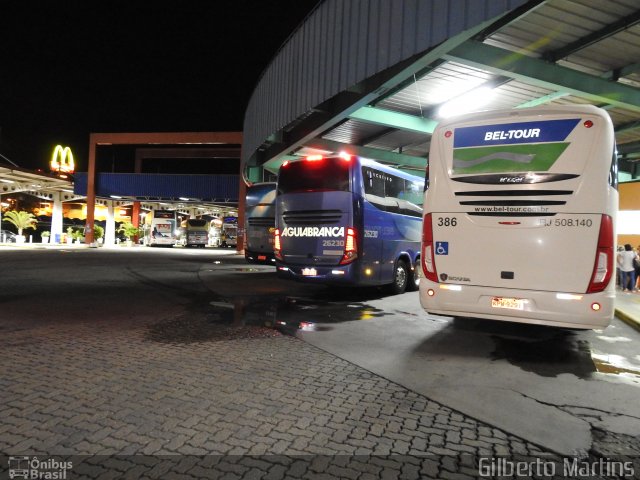 Bel-Tour Transportes e Turismo 386 na cidade de Resende, Rio de Janeiro, Brasil, por Gilberto Martins. Número da foto: #5539805.