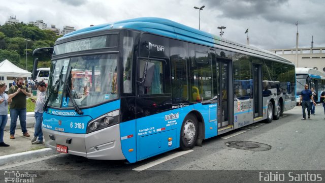 Viação Paratodos > São Jorge > Metropolitana São Paulo > Mobibrasil 6 3180 na cidade de São Paulo, São Paulo, Brasil, por Fábio Santos. Número da foto: #5538435.