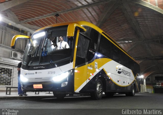 Viação Progresso 37319 na cidade de Barra Mansa, Rio de Janeiro, Brasil, por Gilberto Martins. ID da foto: 5539898.