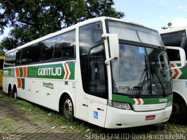 Empresa Gontijo de Transportes 11755 na cidade de Belo Horizonte, Minas Gerais, Brasil, por Sérgio Augusto Braga Canuto. ID da foto: 5538470.