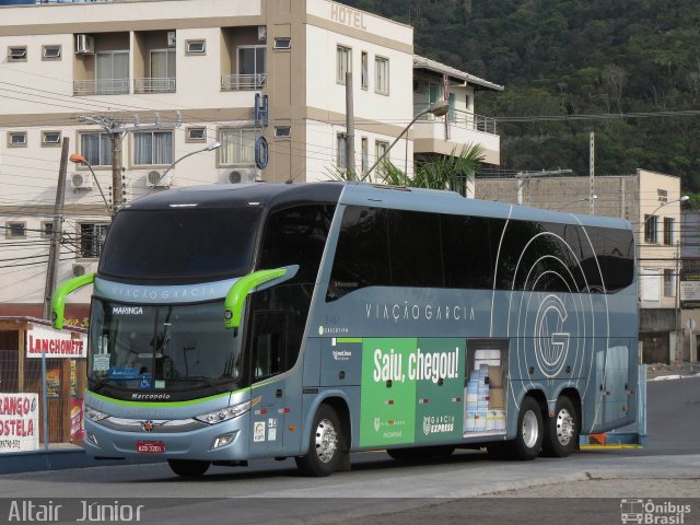 Viação Garcia 8461 na cidade de Balneário Camboriú, Santa Catarina, Brasil, por Altair Júnior. Número da foto: #5539506.