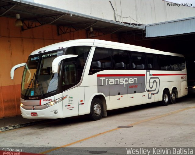 Transpen Transporte Coletivo e Encomendas 38040 na cidade de Sorocaba, São Paulo, Brasil, por Weslley Kelvin Batista. Número da foto: #5538298.