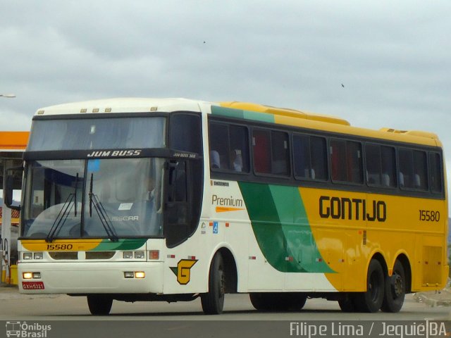 Empresa Gontijo de Transportes 15580 na cidade de Jequié, Bahia, Brasil, por Filipe Lima. Número da foto: #5538627.