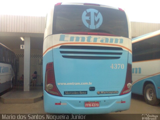 Emtram 4370 na cidade de Irecê, Bahia, Brasil, por Mario dos Santos Nogueira Junior. Número da foto: #5538596.