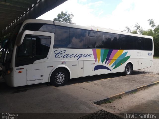 Cacique Transportes 4221 na cidade de Cruz das Almas, Bahia, Brasil, por Matheus  Nascimento. ID da foto: 5539565.