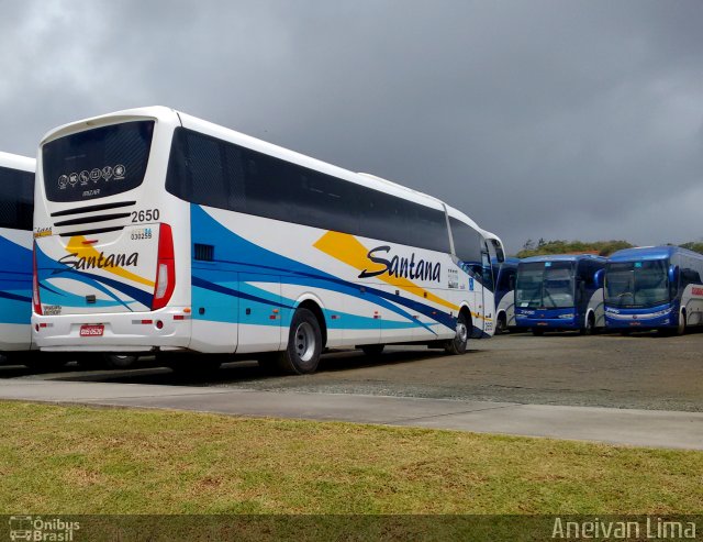 Empresas de Transportes Santana e São Paulo 2650 na cidade de Camaçari, Bahia, Brasil, por Aneivan Lima. Número da foto: #5538781.