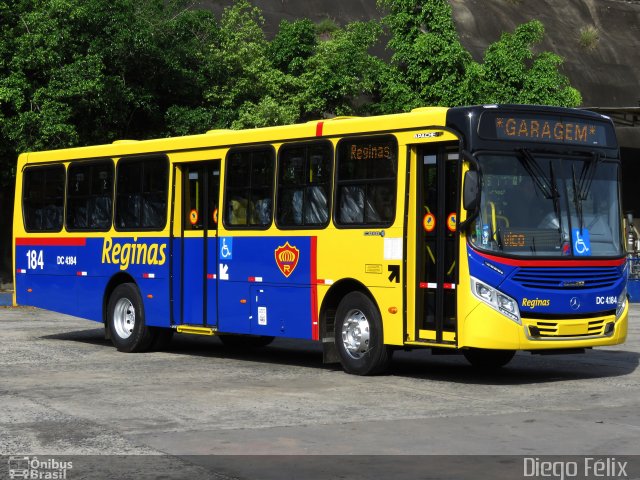 Auto Viação Reginas DC 4.184 na cidade de Duque de Caxias, Rio de Janeiro, Brasil, por Diego Félix de Araujo. Número da foto: #5539316.