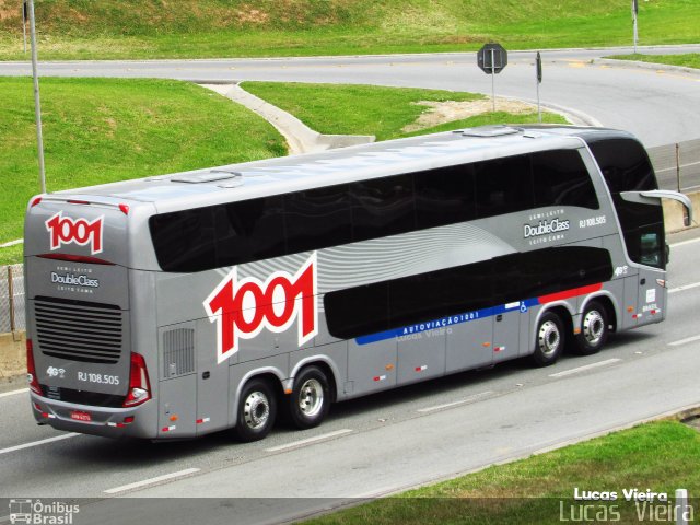 Auto Viação 1001 RJ 108.505 na cidade de Aparecida, São Paulo, Brasil, por Lucas Vieira. Número da foto: #5539575.