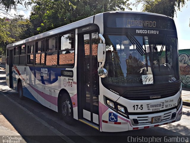 Transportes Coronado 17-5 na cidade de , por Christopher Gamboa. Número da foto: #5538655.