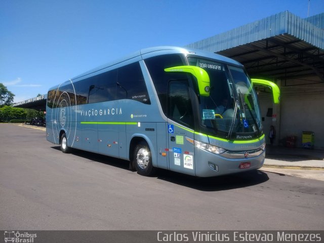 Viação Garcia 8493 na cidade de Presidente Prudente, São Paulo, Brasil, por Carlos Vinicius Estevão Menezes. ID da foto: 5562714.