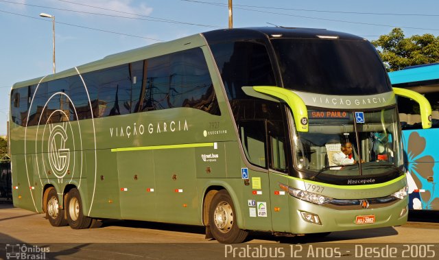 Viação Garcia 7927 na cidade de São Paulo, São Paulo, Brasil, por Cristiano Soares da Silva. ID da foto: 5563040.