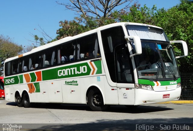 Empresa Gontijo de Transportes 21245 na cidade de São Paulo, São Paulo, Brasil, por Felipe Pessoa de Albuquerque. ID da foto: 5563227.