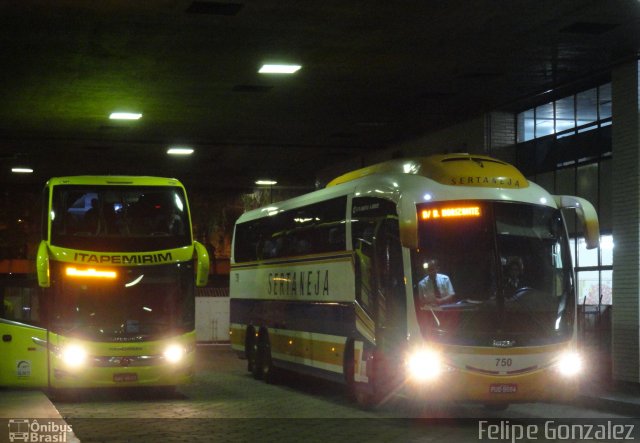 Viação Sertaneja 750 na cidade de Belo Horizonte, Minas Gerais, Brasil, por Felipe Gonzalez. Número da foto: #5563107.