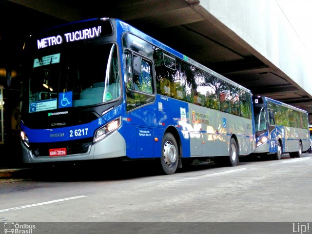 Transcooper > Norte Buss 2 6217 na cidade de São Paulo, São Paulo, Brasil, por Felipe Vitor Paixão Vieira. ID da foto: 5563331.