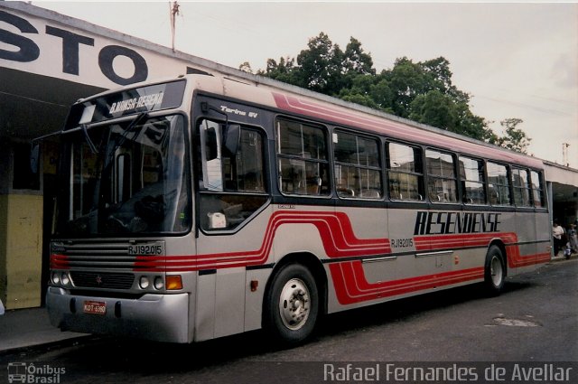 Viação Resendense RJ 192.015 na cidade de Resende, Rio de Janeiro, Brasil, por Rafael Fernandes de Avellar. Número da foto: #5562181.