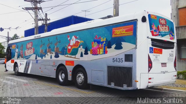 Metra - Sistema Metropolitano de Transporte 5435 na cidade de São Bernardo do Campo, São Paulo, Brasil, por Matheus Santos Cavalcante. ID da foto: 5563714.