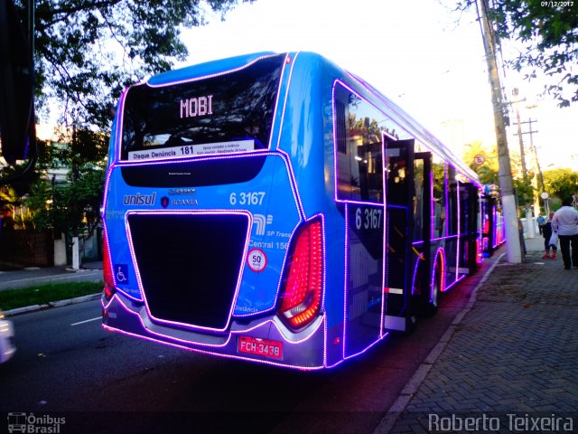 Viação Paratodos > São Jorge > Metropolitana São Paulo > Mobibrasil 6 3167 na cidade de São Paulo, São Paulo, Brasil, por Roberto Teixeira. Número da foto: #5564336.