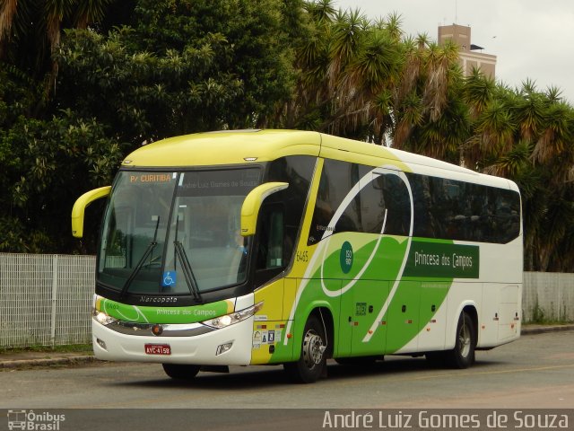 Expresso Princesa dos Campos 6465 na cidade de Curitiba, Paraná, Brasil, por André Luiz Gomes de Souza. ID da foto: 5564664.