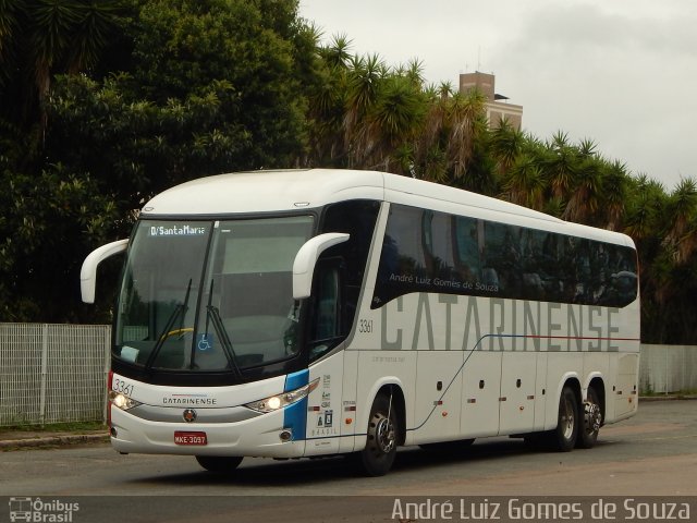 Auto Viação Catarinense 3361 na cidade de Curitiba, Paraná, Brasil, por André Luiz Gomes de Souza. Número da foto: #5564312.