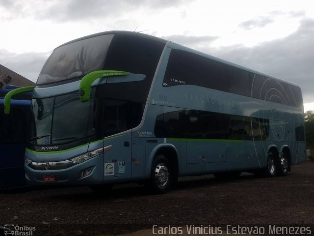 Viação Garcia 8651 na cidade de Presidente Prudente, São Paulo, Brasil, por Carlos Vinicius Estevão Menezes. ID da foto: 5565808.