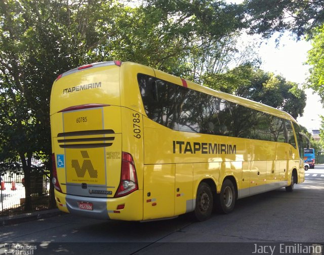 Viação Itapemirim 60785 na cidade de São Paulo, São Paulo, Brasil, por Jacy Emiliano. ID da foto: 5565700.