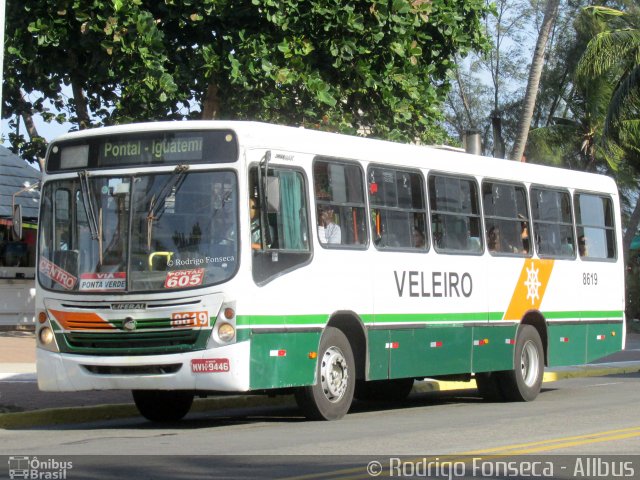 Auto Viação Veleiro 8619 na cidade de Maceió, Alagoas, Brasil, por Rodrigo Fonseca. Número da foto: #5567799.