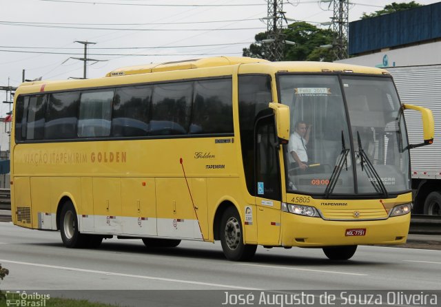 Viação Itapemirim 45805 na cidade de Guarulhos, São Paulo, Brasil, por José Augusto de Souza Oliveira. ID da foto: 5567731.