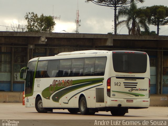 Viação Graciosa 142 na cidade de Curitiba, Paraná, Brasil, por André Luiz Gomes de Souza. ID da foto: 5567577.