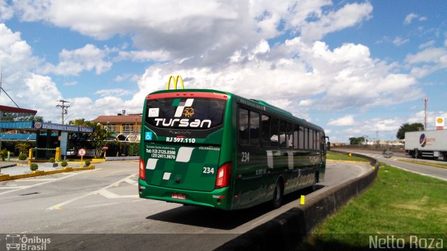 Tursan - Turismo Santo André 234 na cidade de Resende, Rio de Janeiro, Brasil, por Nestor dos Santos Roza. Número da foto: #5566834.