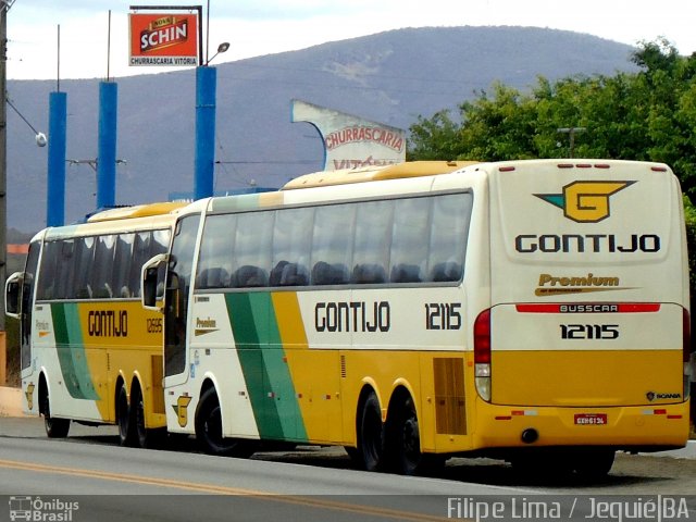 Empresa Gontijo de Transportes 12115 na cidade de Jequié, Bahia, Brasil, por Filipe Lima. ID da foto: 5565961.