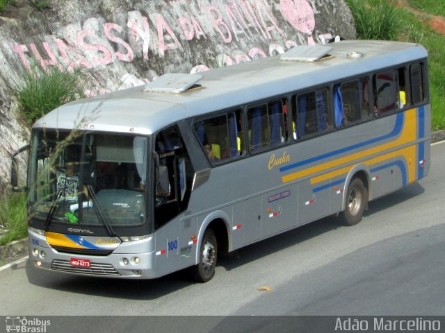 Cunha Transportes e Turismo 100 na cidade de Belo Horizonte, Minas Gerais, Brasil, por Adão Raimundo Marcelino. ID da foto: 5569888.