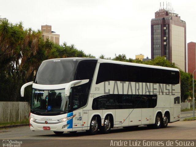 Auto Viação Catarinense 3731 na cidade de Curitiba, Paraná, Brasil, por André Luiz Gomes de Souza. Número da foto: #5569476.