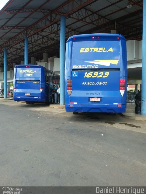 Viação Estrela 16323 na cidade de Rio Verde, Goiás, Brasil, por Daniel Henrique. Número da foto: #5571310.