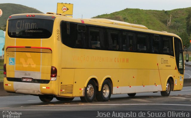 Viação Itapemirim 8659 na cidade de Barra Mansa, Rio de Janeiro, Brasil, por José Augusto de Souza Oliveira. ID da foto: 5572599.