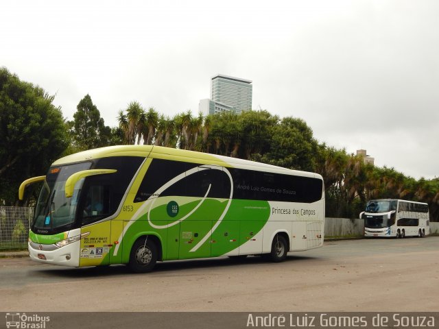 Expresso Princesa dos Campos 6153 na cidade de Curitiba, Paraná, Brasil, por André Luiz Gomes de Souza. ID da foto: 5573689.