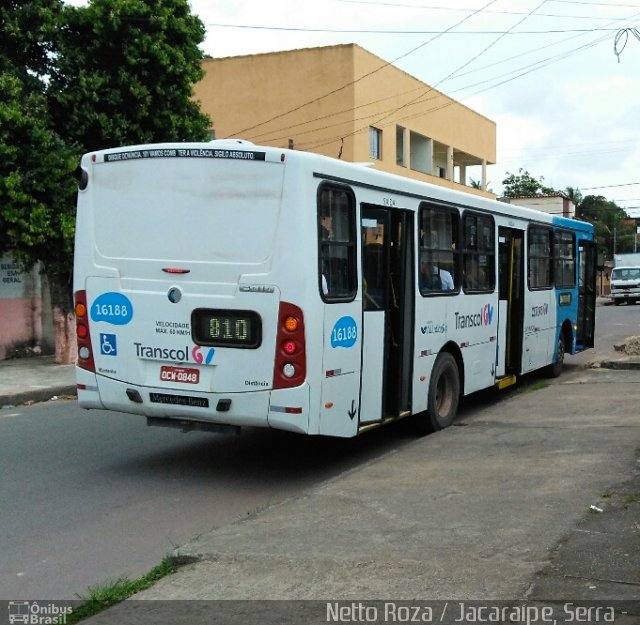 Expresso Santa Paula 16188 na cidade de Serra, Espírito Santo, Brasil, por Nestor dos Santos Roza. Número da foto: #5573409.