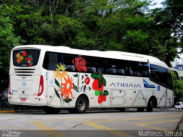 Viação Atibaia São Paulo 1714 na cidade de São Paulo, São Paulo, Brasil, por Matheus Souza. Número da foto: #5573333.