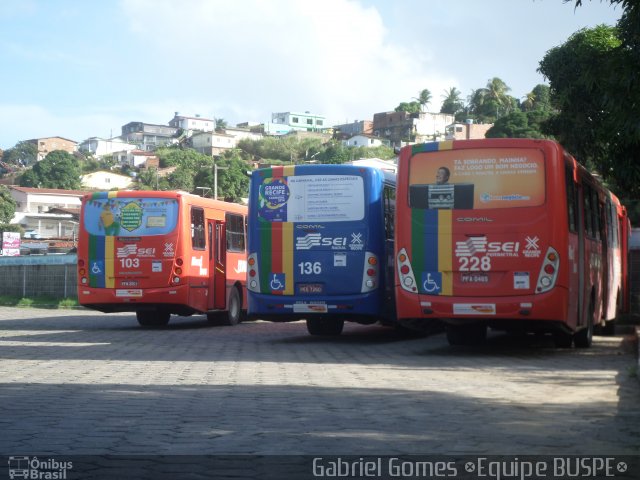Itamaracá Transportes FROTA  na cidade de Olinda, Pernambuco, Brasil, por Gabriel  Gomes. Número da foto: #5574251.