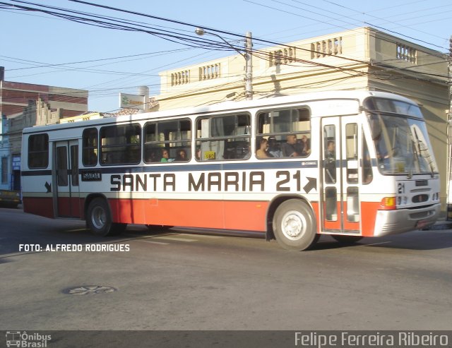 Transportes Santa Maria 21 na cidade de Pelotas, Rio Grande do Sul, Brasil, por Felipe Ferreira Ribeiro. ID da foto: 5575680.