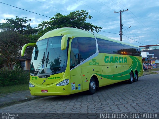 Viação Garcia 7779 na cidade de Guaratuba, Paraná, Brasil, por Paulobuss  Guaratuba. ID da foto: 5575697.